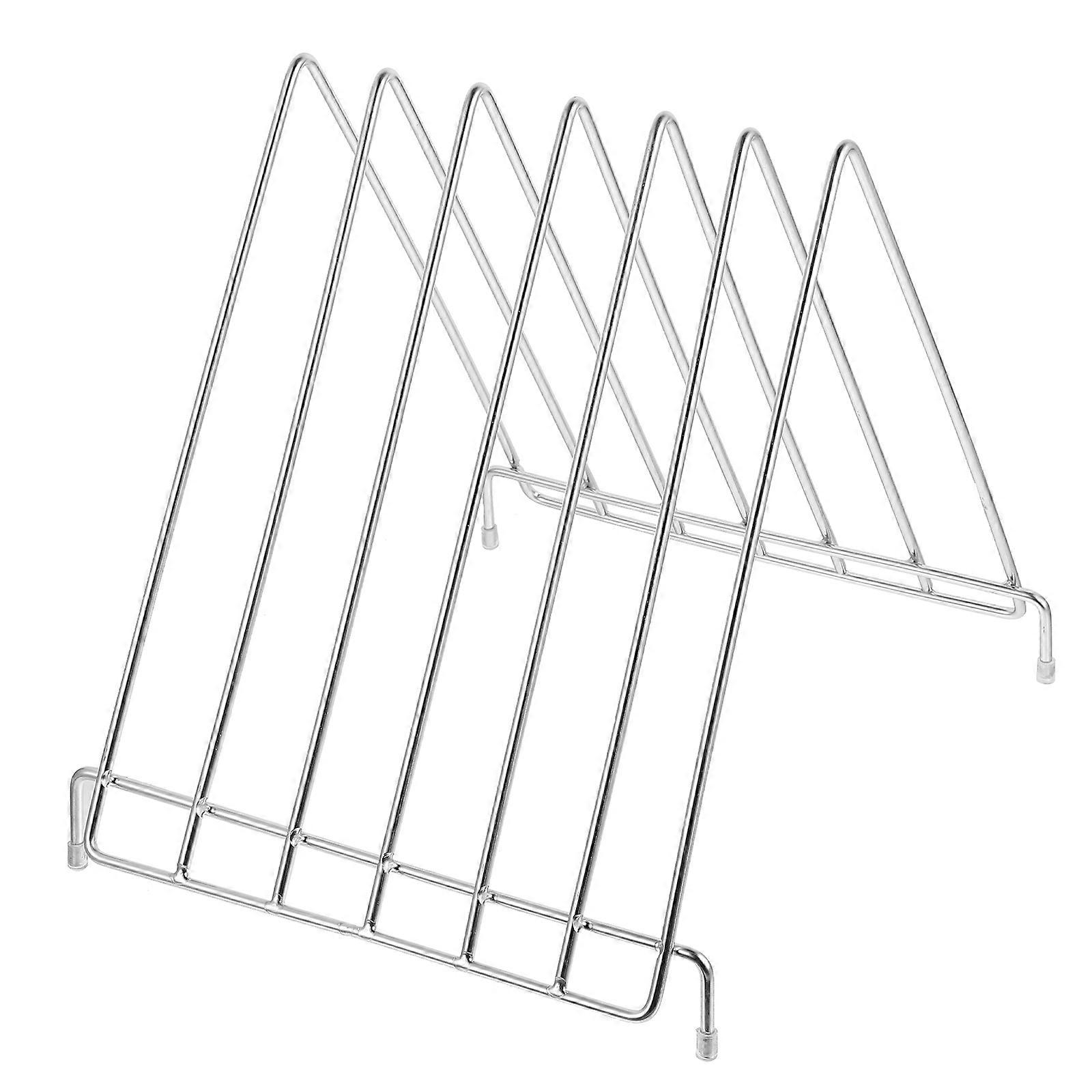 Simple Drainage Rack for Kitchen Use 1Pcs Silver Stainless Steel Storage