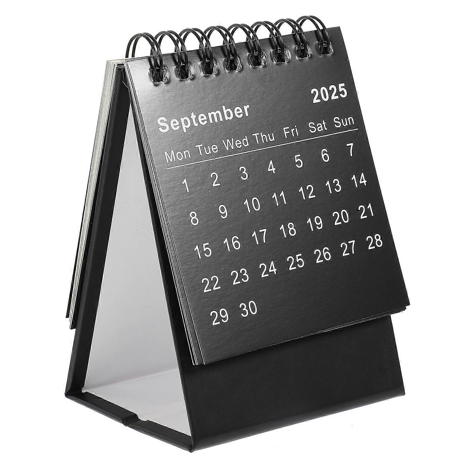 Desk Calendar 2024 Mini for Home Use Paper Desktop Monthly Standing Calendar