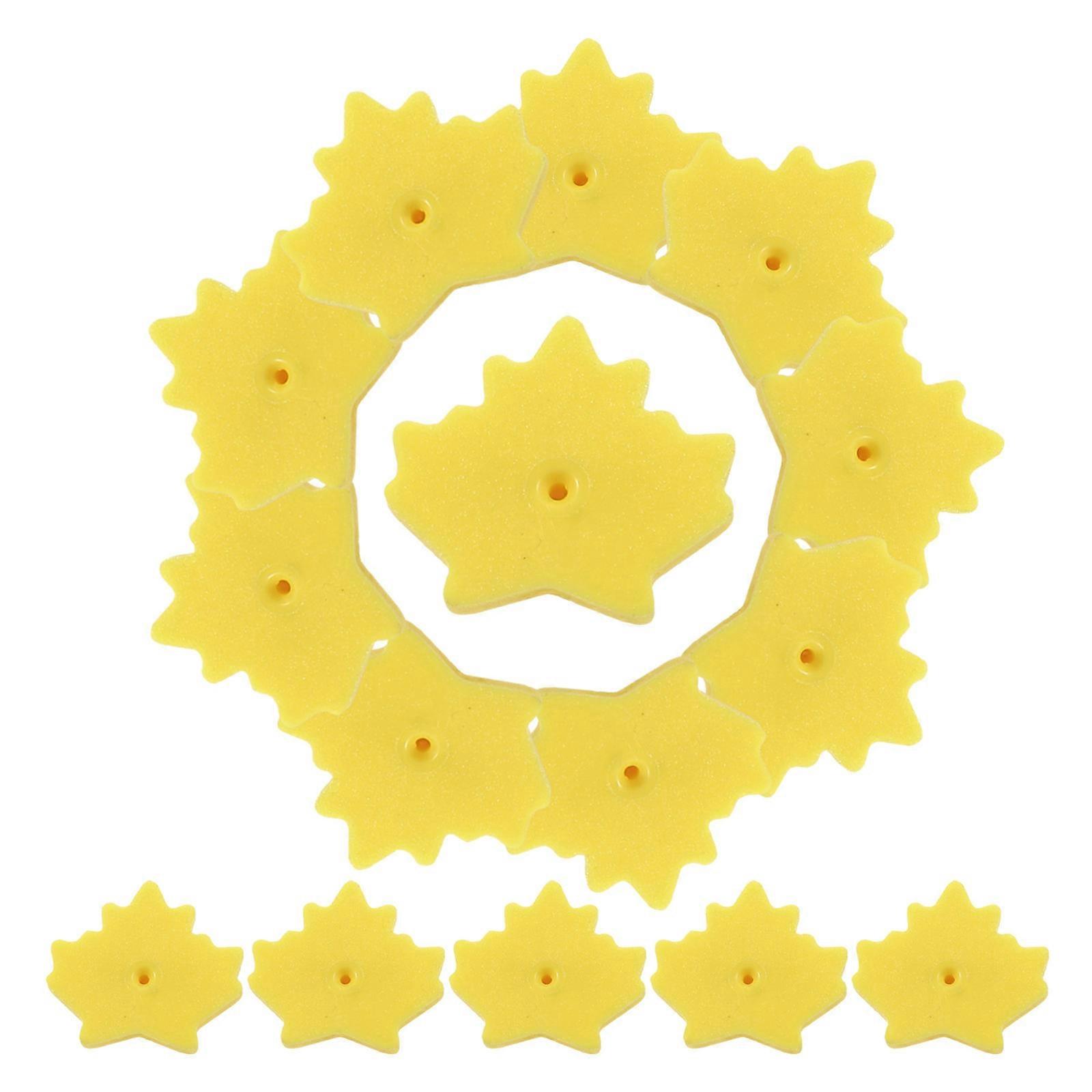 Pin Backs Locking Clasp Creative Shape Maple Leaf Plastic Diy Crafts Jewelry Making Brooch 150Pcs