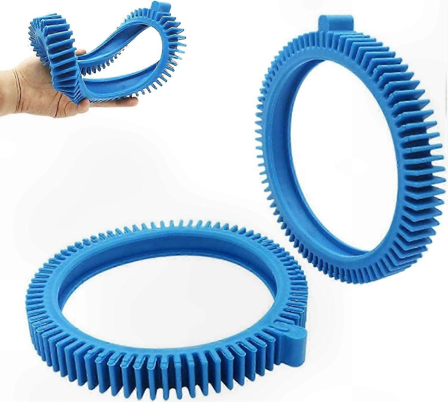 Robust Pool Cleaner Wheels with Superior Grip - Long-Lasting Rubber Design for Easy Setup