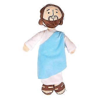 Jule Jesus Kristus religiøs plysjleketøy Jomfru Maria myk fylt dukke julegave frelser-bra