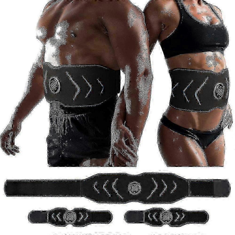 Smart Ab Workout Belt: Electric Abdominal Trainer with EMS Technology for Core Workout & Toning