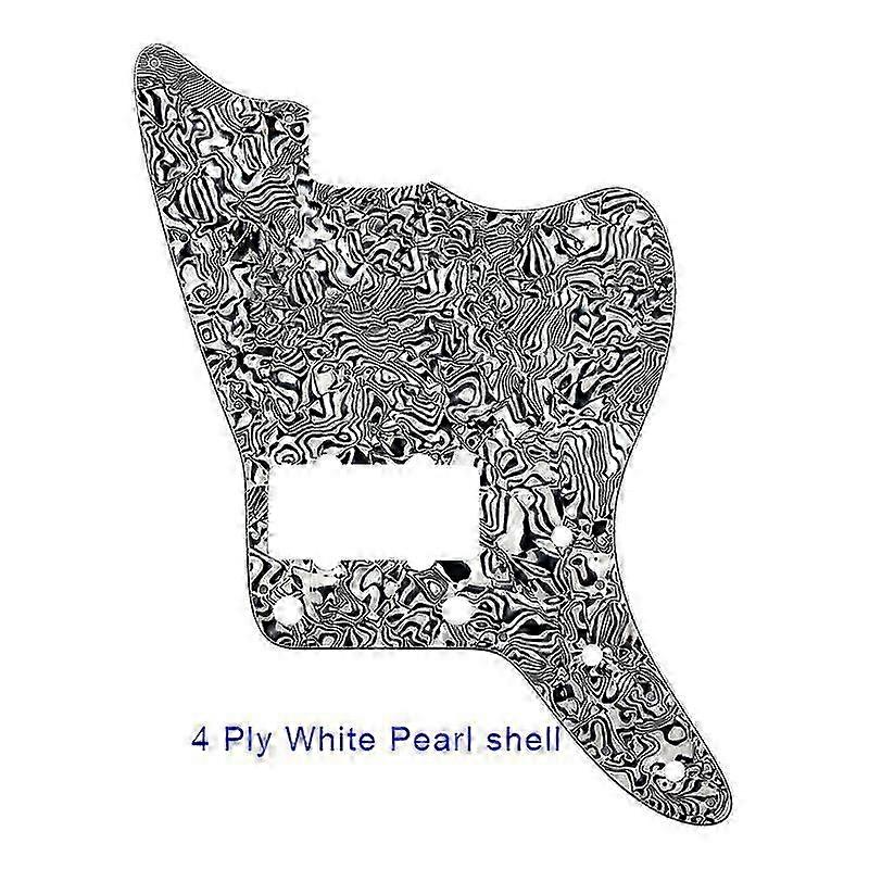 Custom Guitar Parts For US No Upper Controls Jazzmaster Style Guitar Pickguard With Pickups Scratch Replacement 26s