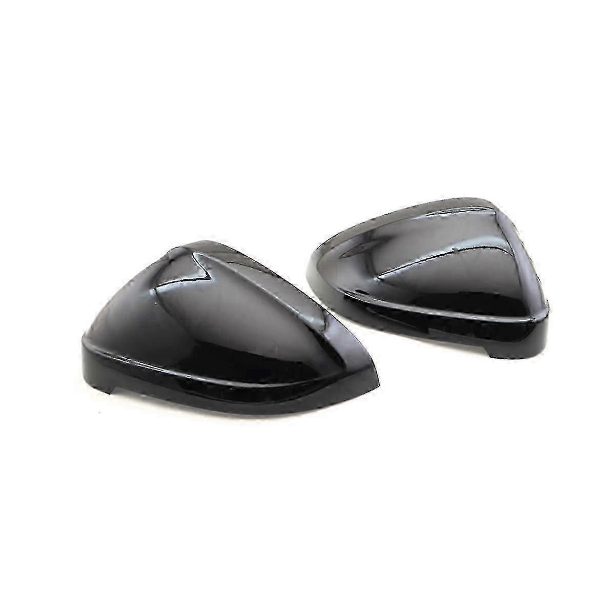 Exquisite Car Bright Black Rear Mirror Cover Shell Cap with Auxiliary Hole for A4L B9 2017-2021 8W0857527 8W0