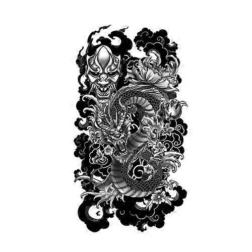 Fiestas Guirca Dragon Temporary Tattoo