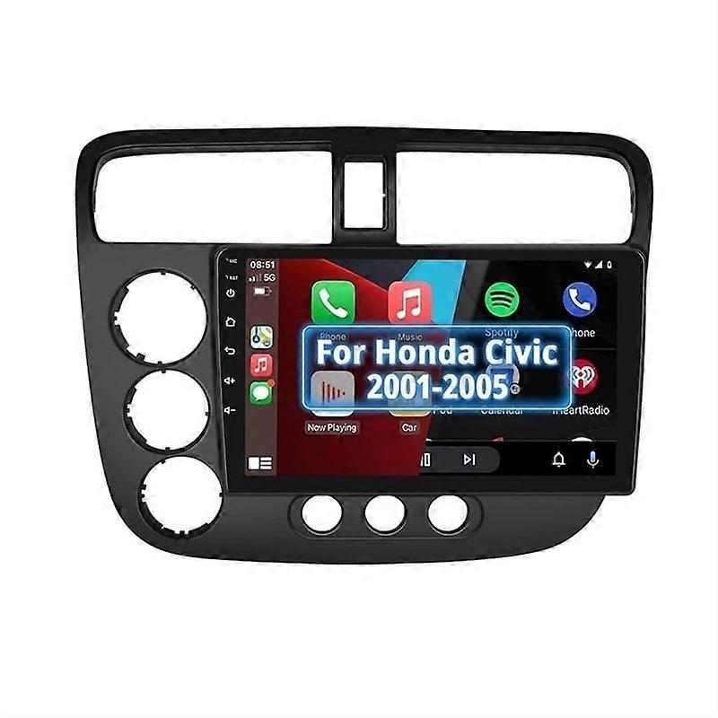 Stereo Radio for Honda Civic 2000-2006 Android Carplay Bluetooth 4+64G