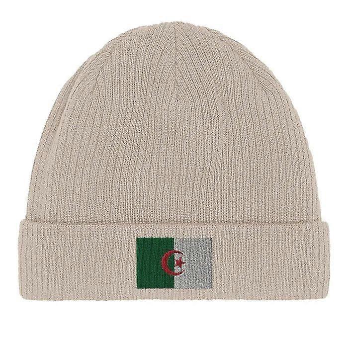 Algeria Flag Cap in Beige