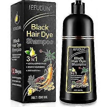 For Hair Dye Shampoo For Hair Coverage Natural Herbal Hair Color Shampoo 3 In 1 For Women Men 500ml 25-26s