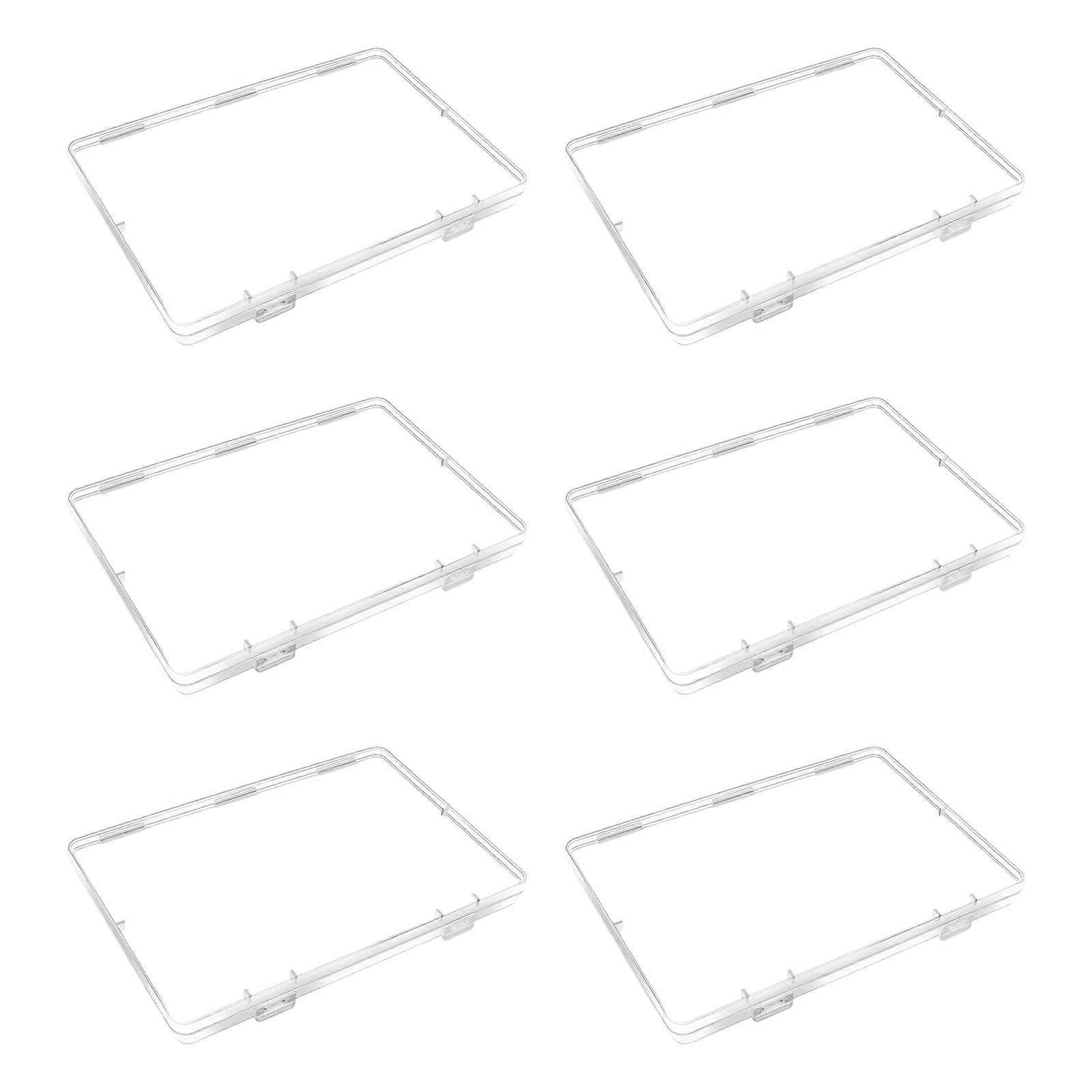 Transparent Breastmilk Organizer 6Pcs Stackable Freezer Containers Space Efficient Milk Storage Solution Multicolor