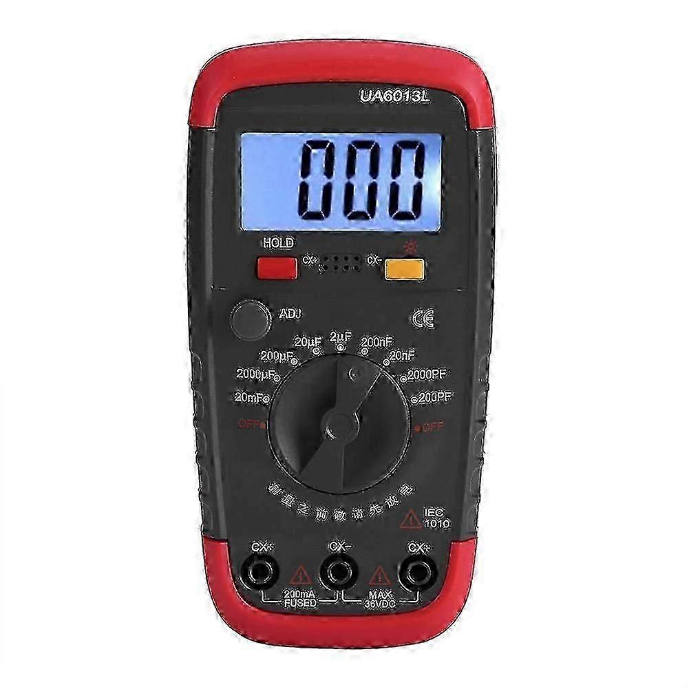 Digital Capacitance Meter Multimeter Professional Capacitor Tester 0.1pF - 20,000uF with LCD Backlig