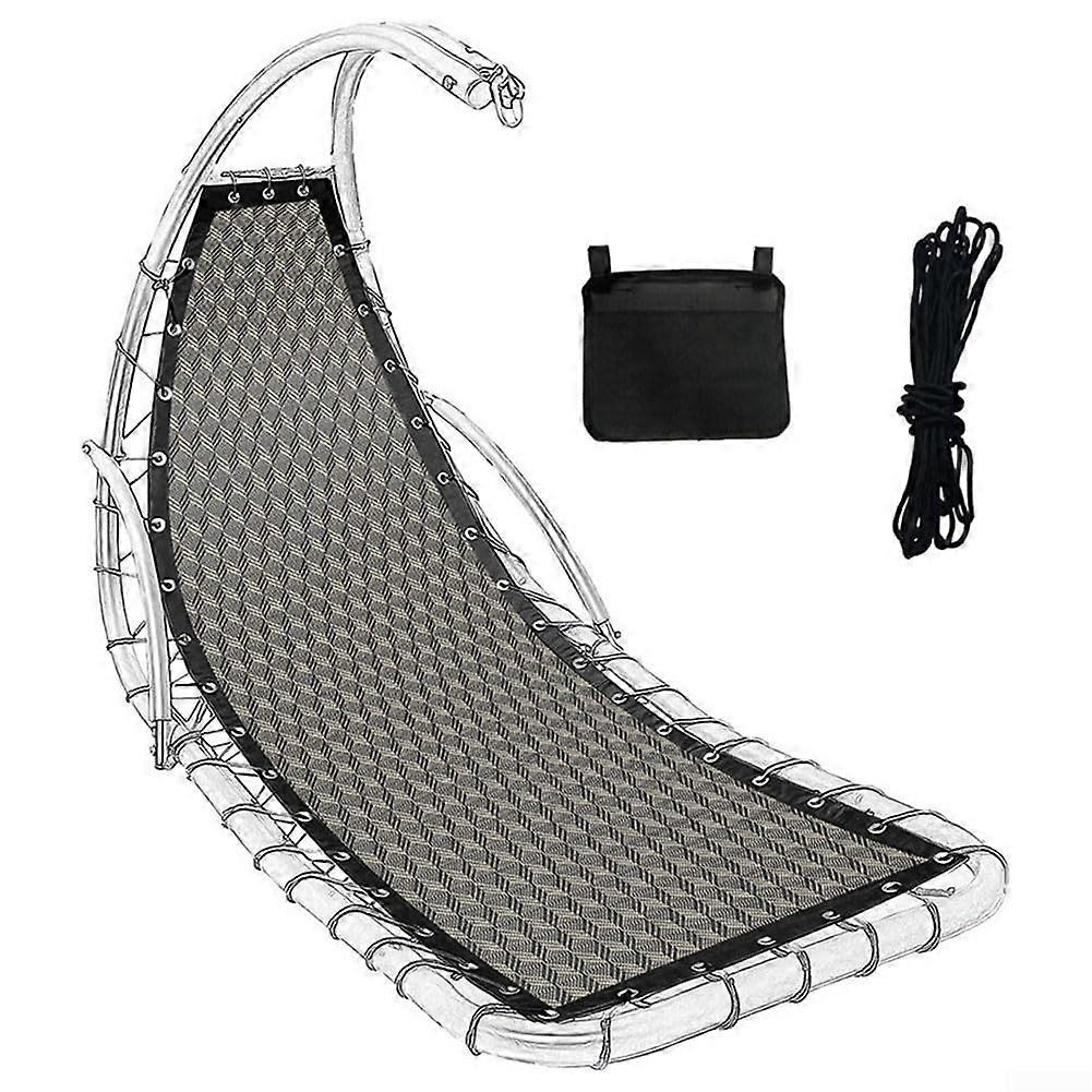 Hanging Chair With Foldable Stand For Outdoor Use Replacement Seat Cloth Textilene Compatible Easy Install Diamond A