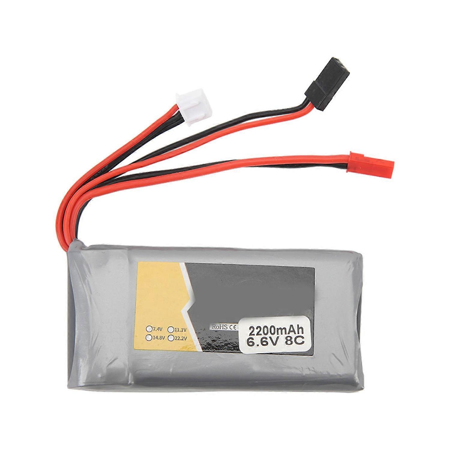 6.6V 2200mAh LiPo Battery For Futaba 14SG 18SZ 16SZ T8J RC Transmitter Receiver Remote Controller Li
