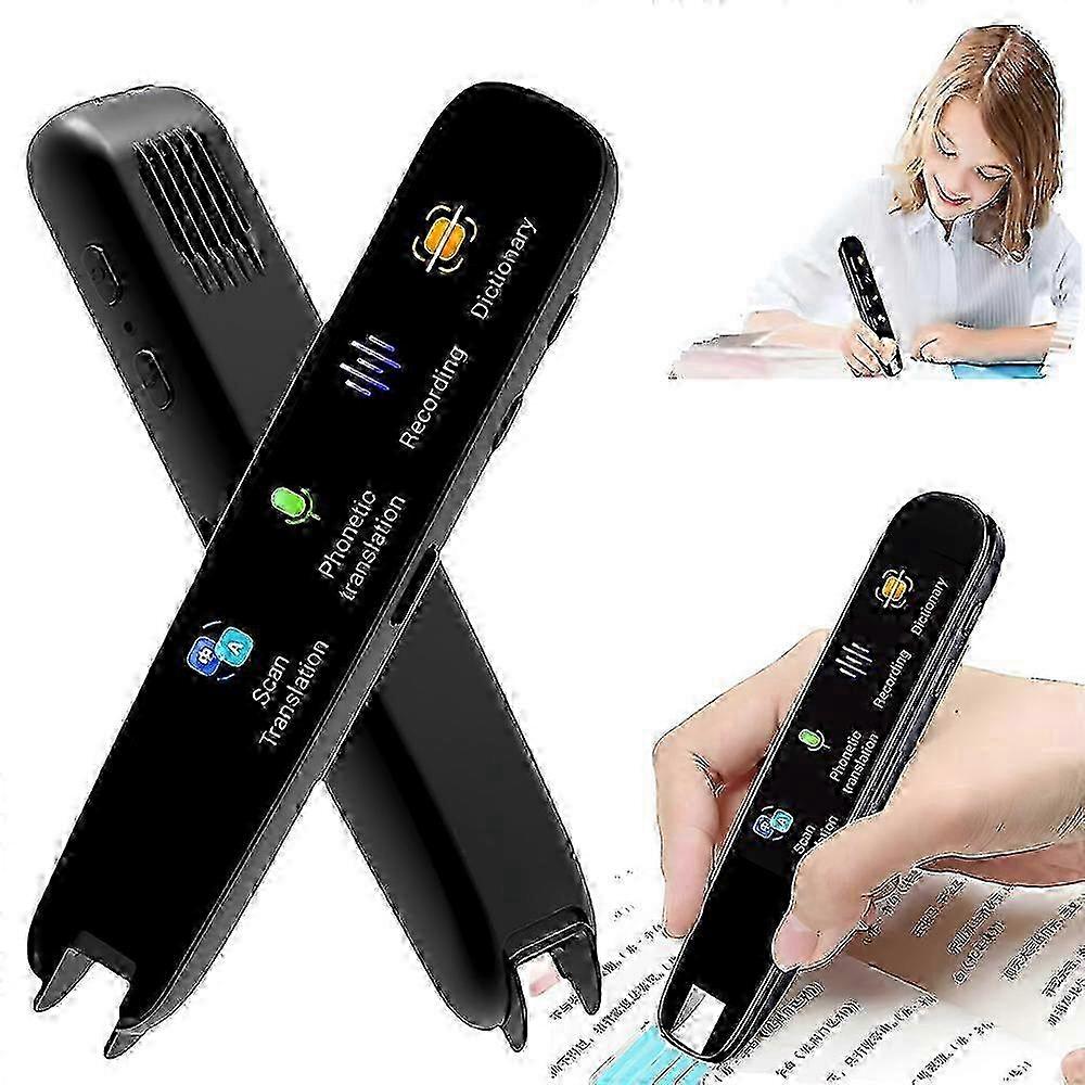 Multi-function translator, multi-function translation pen, 112 language translation pen, smart translation, (black)