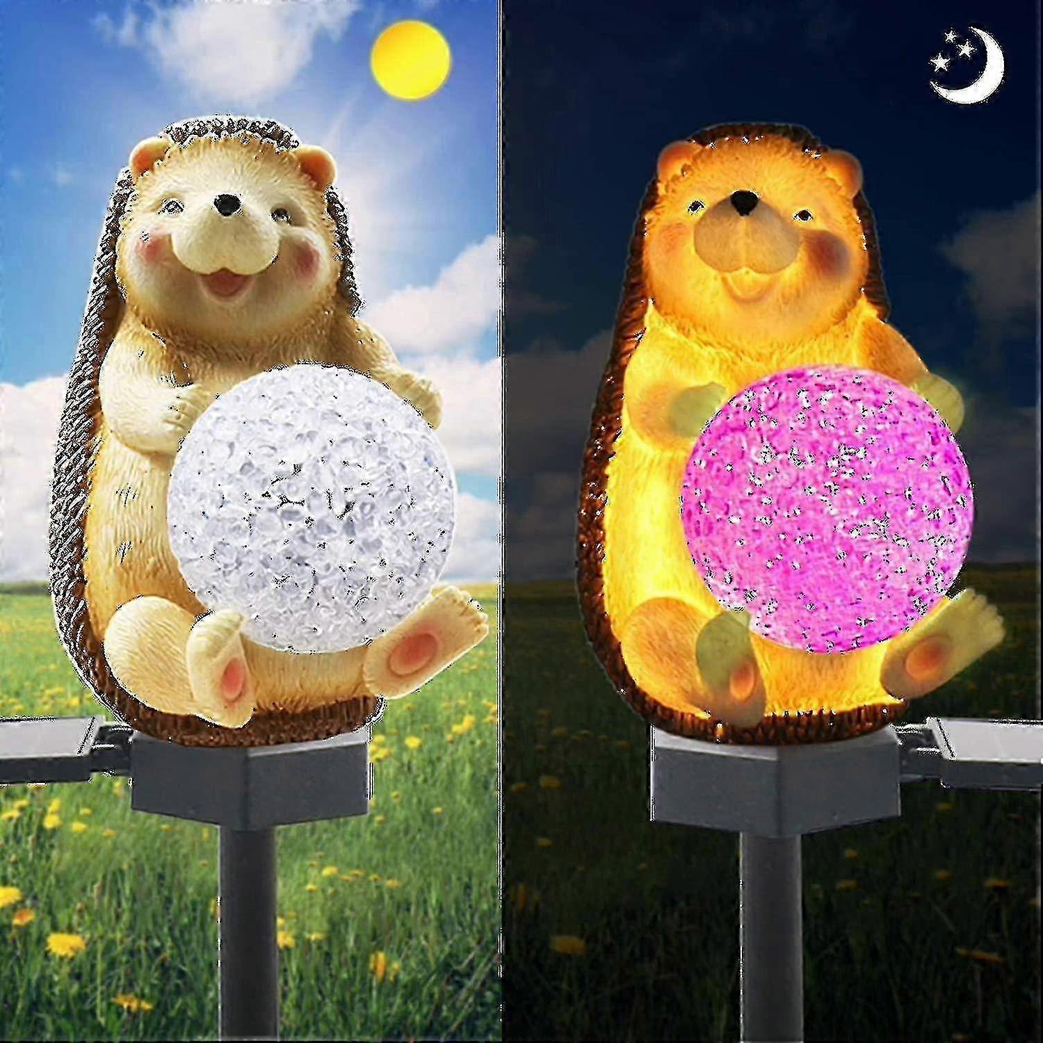Solar Garden Light Outdoor Decoration, Hedgehog