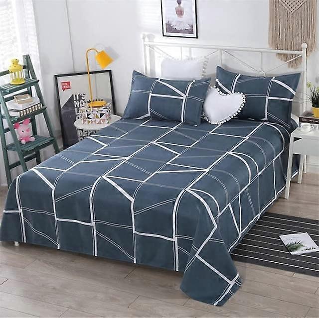 Bed Sheet Polyester Cotton Flat Sheets, Modern Home Textile Bed Linens, Single Size, Queen Size, King Size, Bedspread