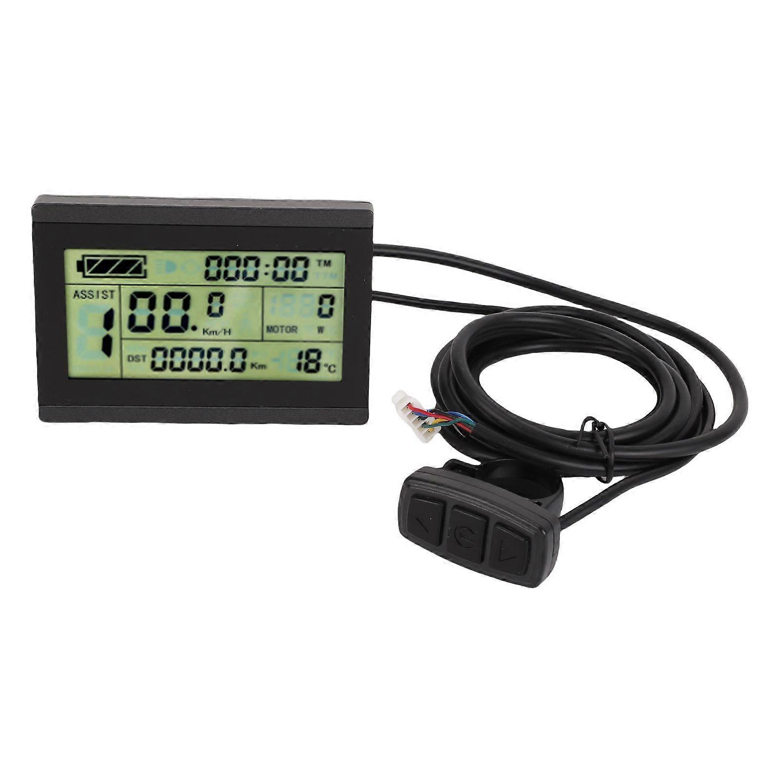 Electric Scooter LCD Display Screen SM Connector Electric Scooter Control Panel with USB