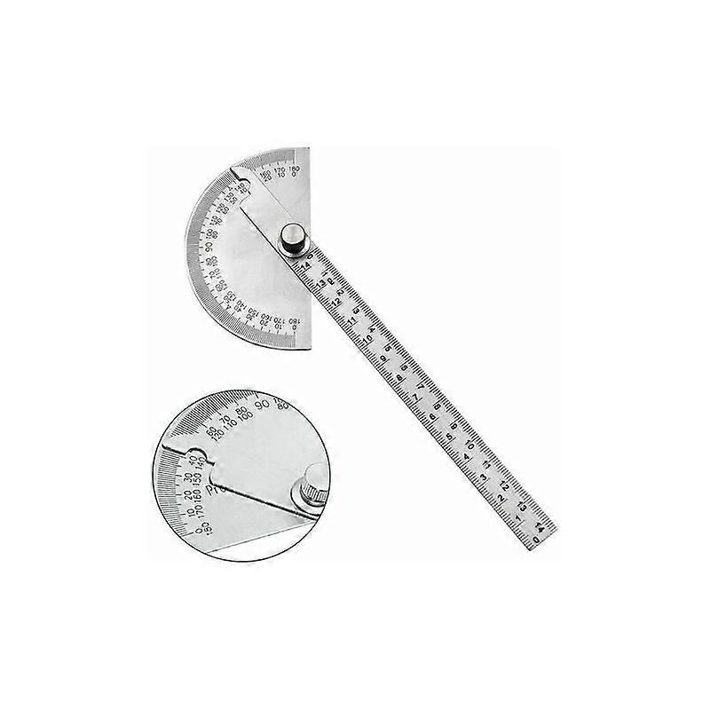 Vernier Caliper 0-180 Degree Round Head Angle Protractor, Mu