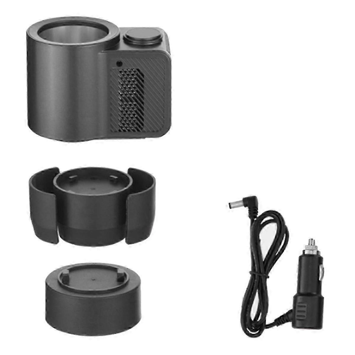 12V Smart 2-In-1 Heating Cooling Beverage Holder with Temperature Display