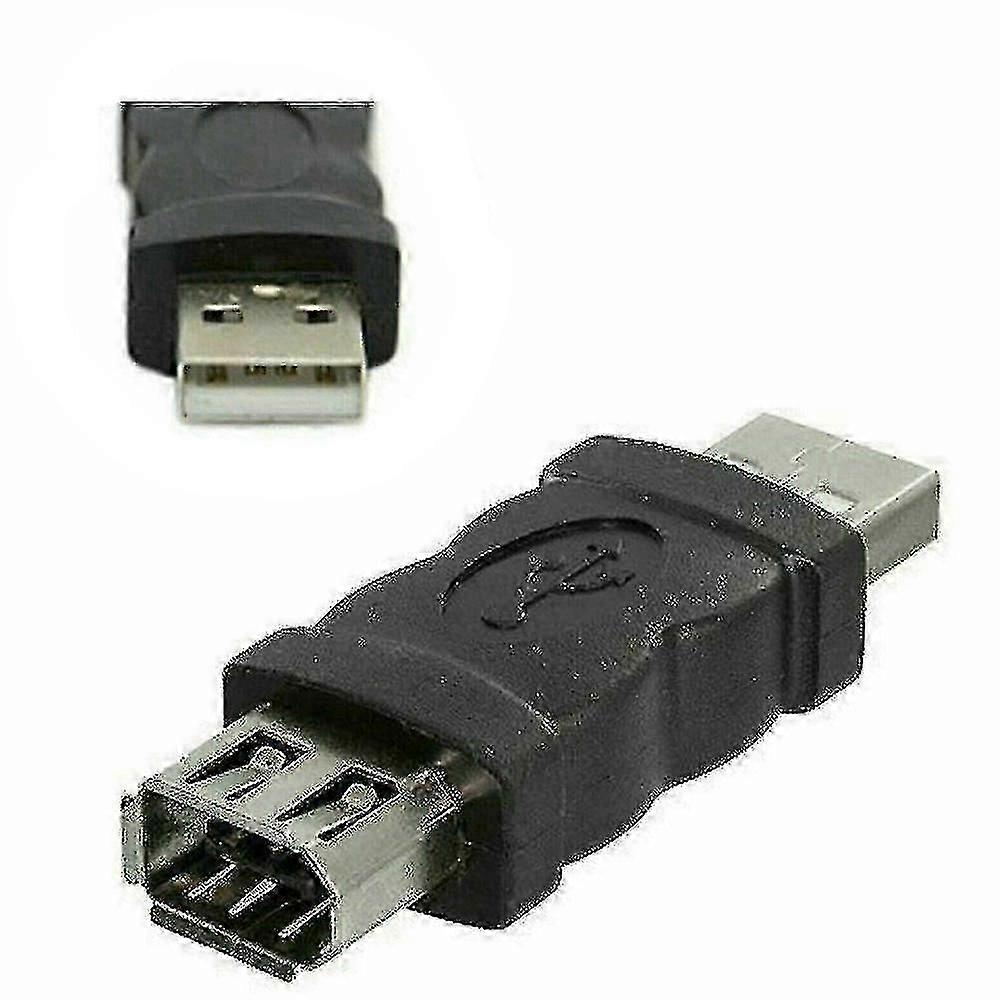 2024, firewire ieee 1394 6-stifts hona F till usb m hane kabeladapter omvandlare plugg