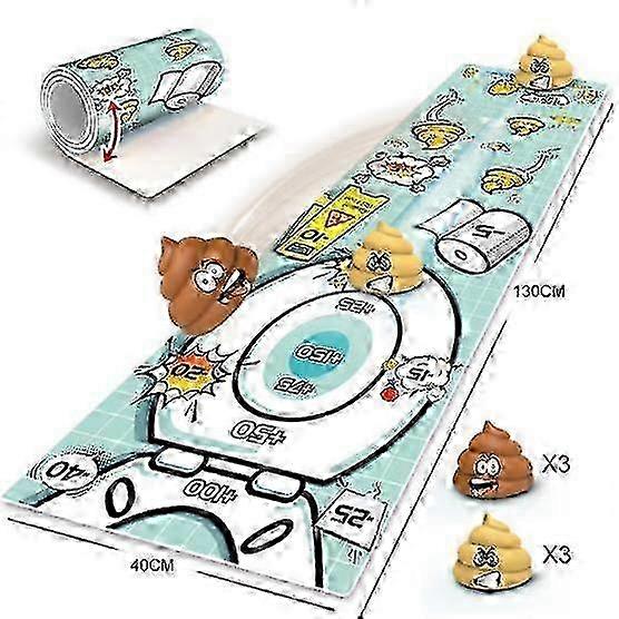 3 in 1 Table Top Shuffleboard Pucks and Bowling Ball