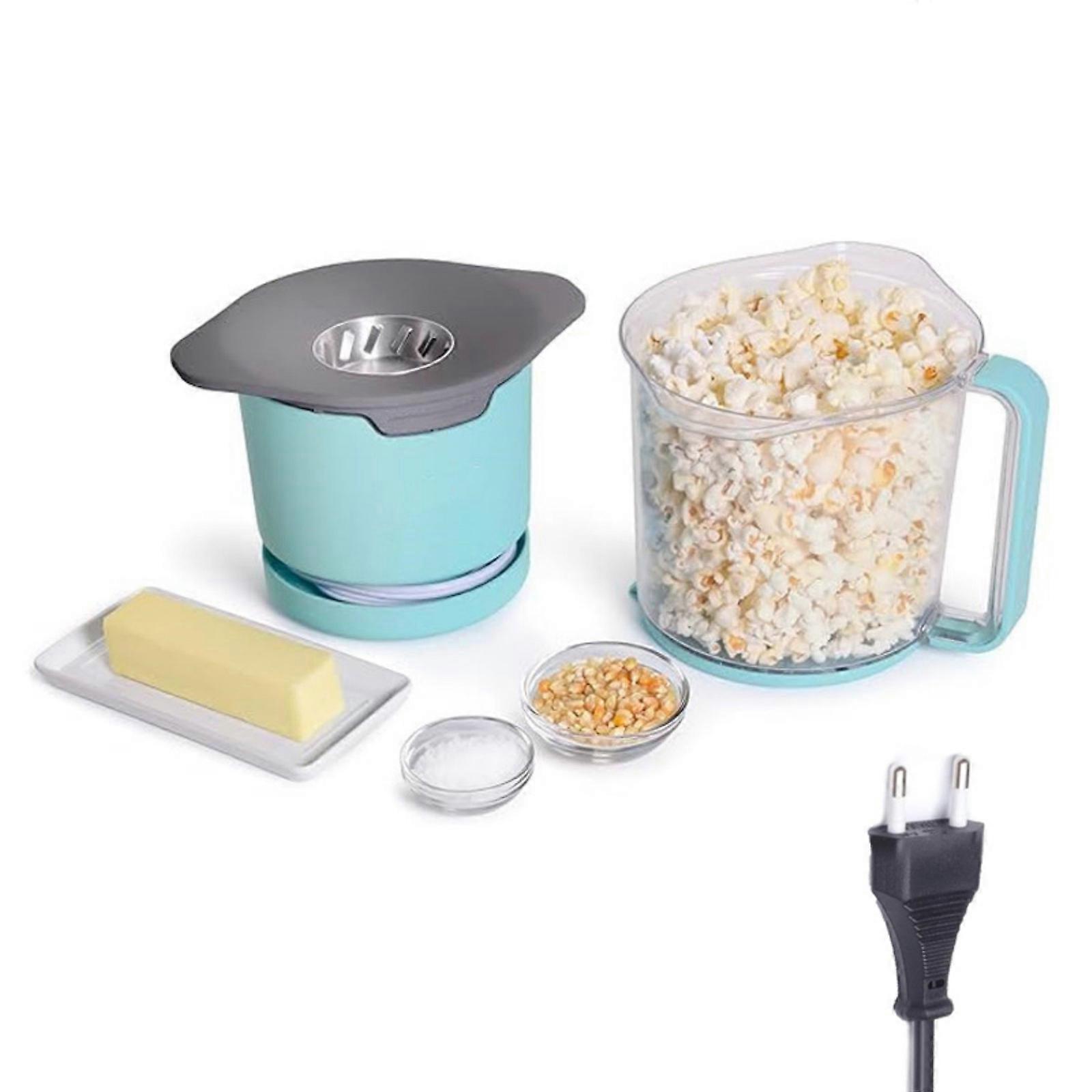 220V Space Saving Electric Corn Machine with Large Lid Replacement For Family Movie Night Convenient Storage Multicolor