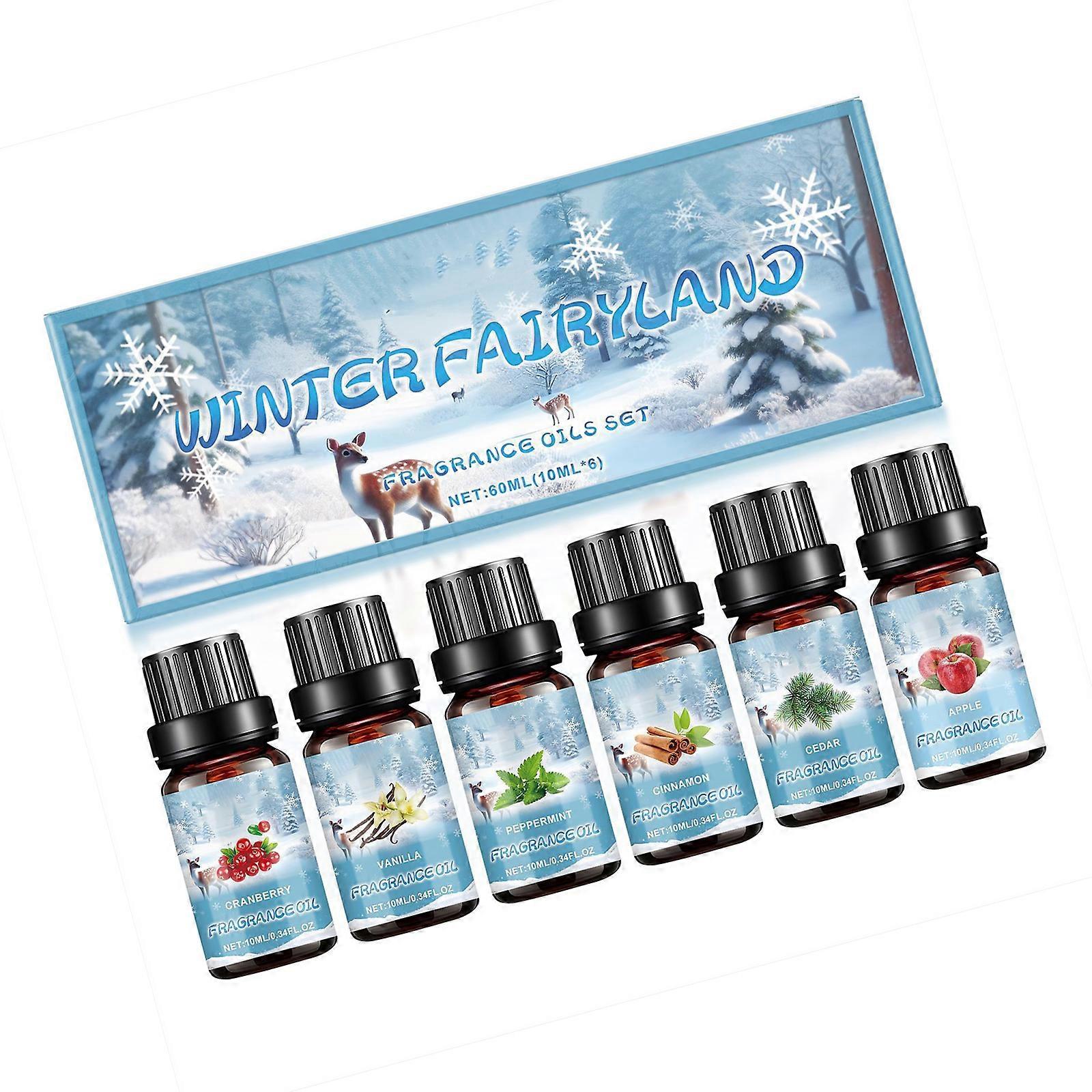 6 Bottles Additional Humidifier Scent Oil Set Permanent Scented Liquid Consistent All Humidifier Models Multicolor