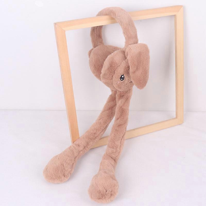 Plush Earmuffs Rabbit Ears Movable Ears Winter Warm Ear Protection