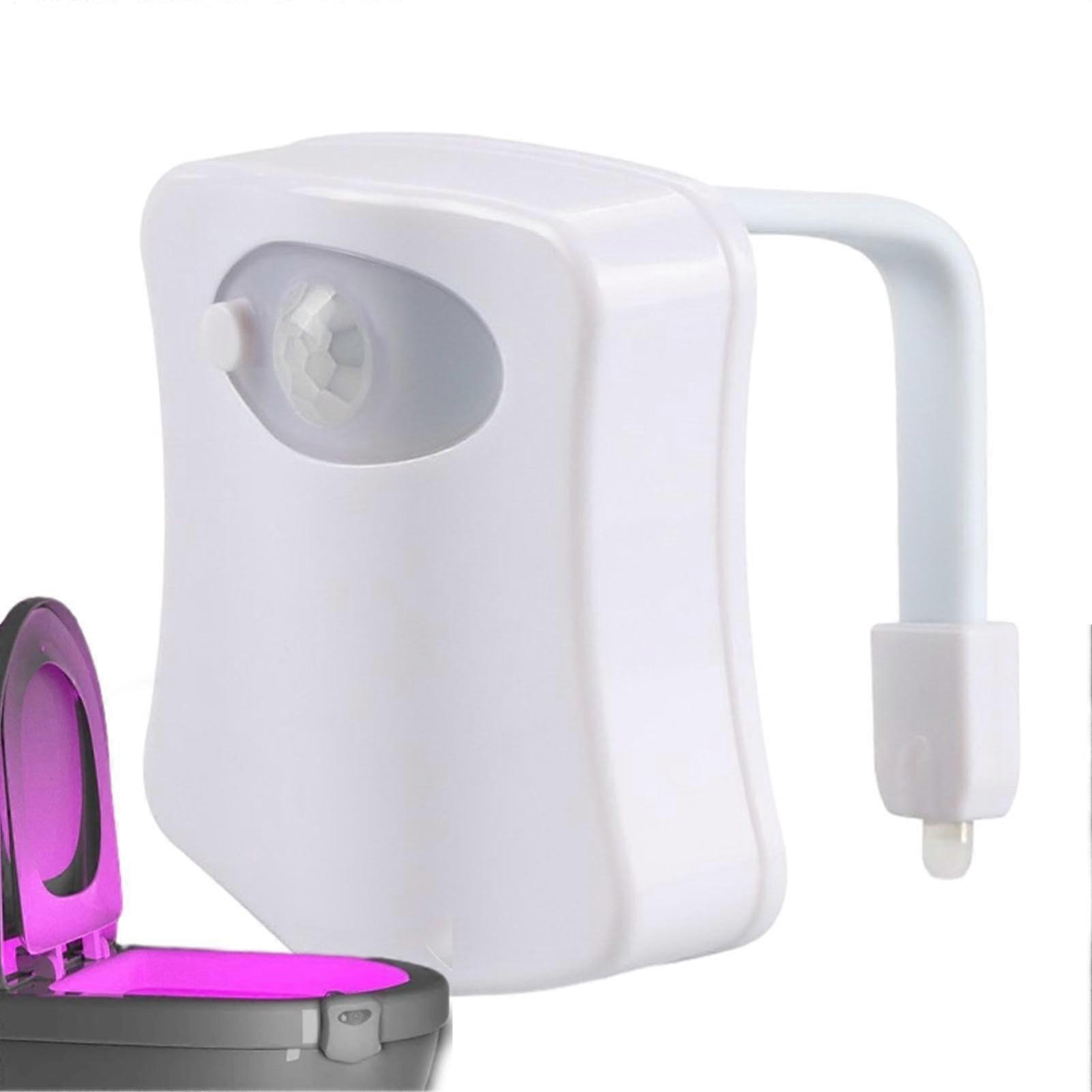 Motion Sensor Toilet Light LED Night Light With Motion Activated Sensor Color Changing 8 Colors
