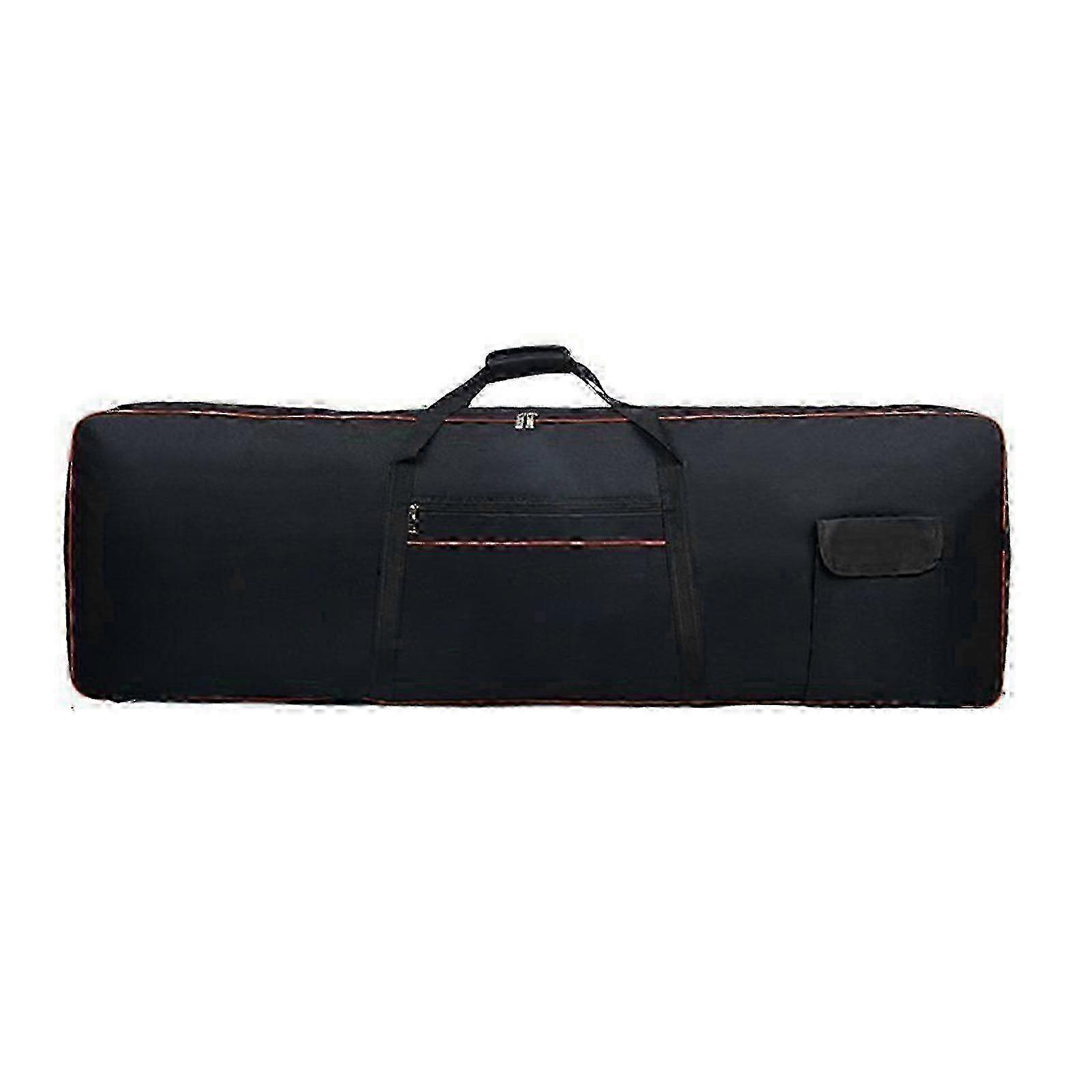 88 Key Electronic Keyboard Case with 2 Pocket Breathable Protective Lightweight Dustproof Portable Adjustable Shoulder Straps