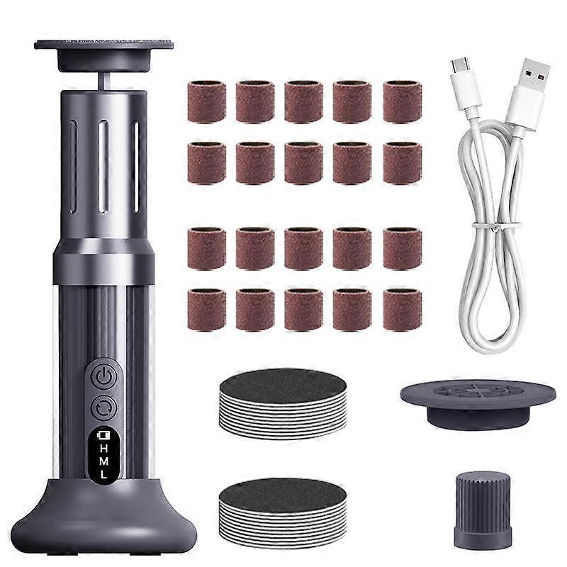 Waterproof Electric Pedicure With Multi-Speed Adjustable Foot File