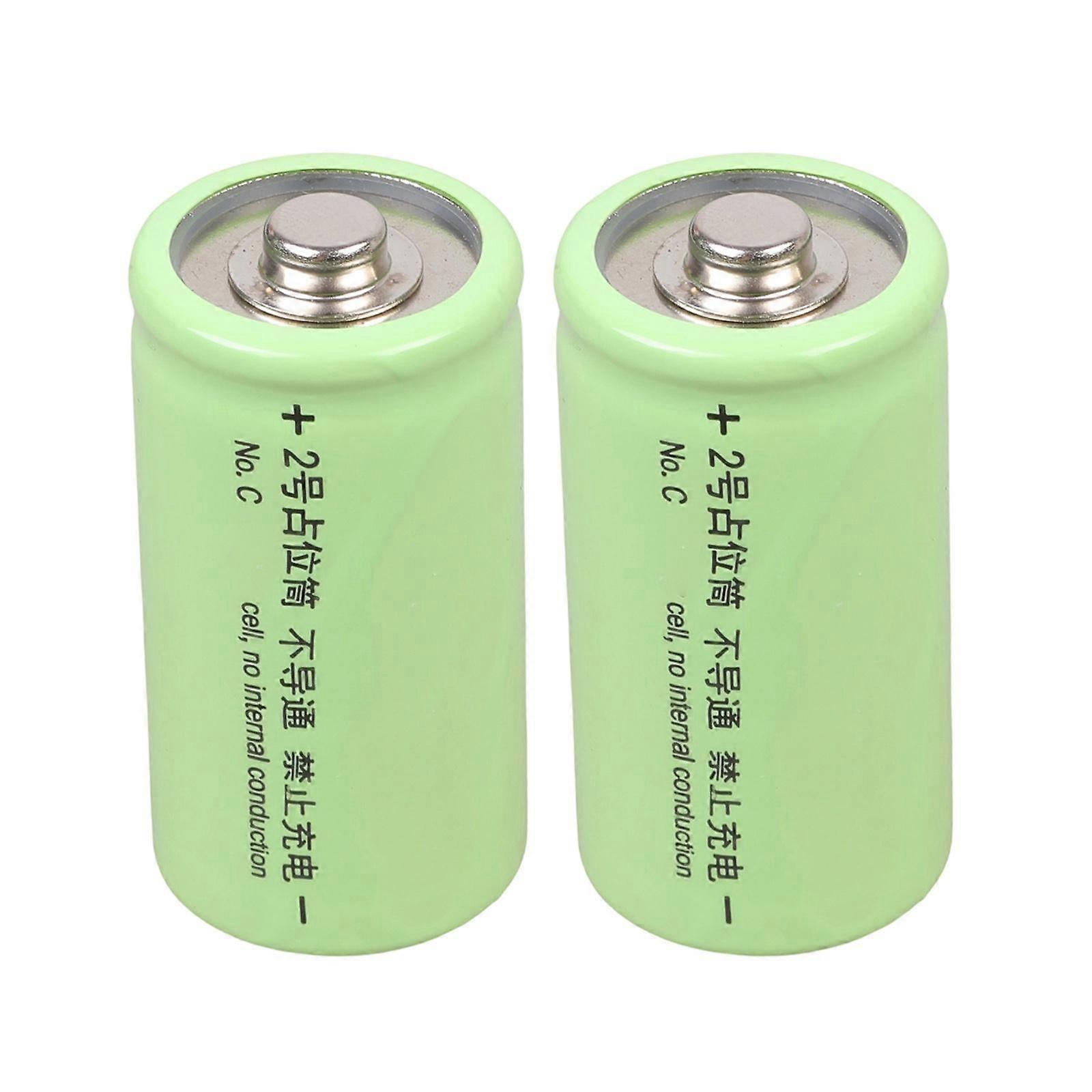 Manganese Steel LR14 C Dummy Battery Connector For Customizing Power Adapter Installation In LED Devices Multicolor
