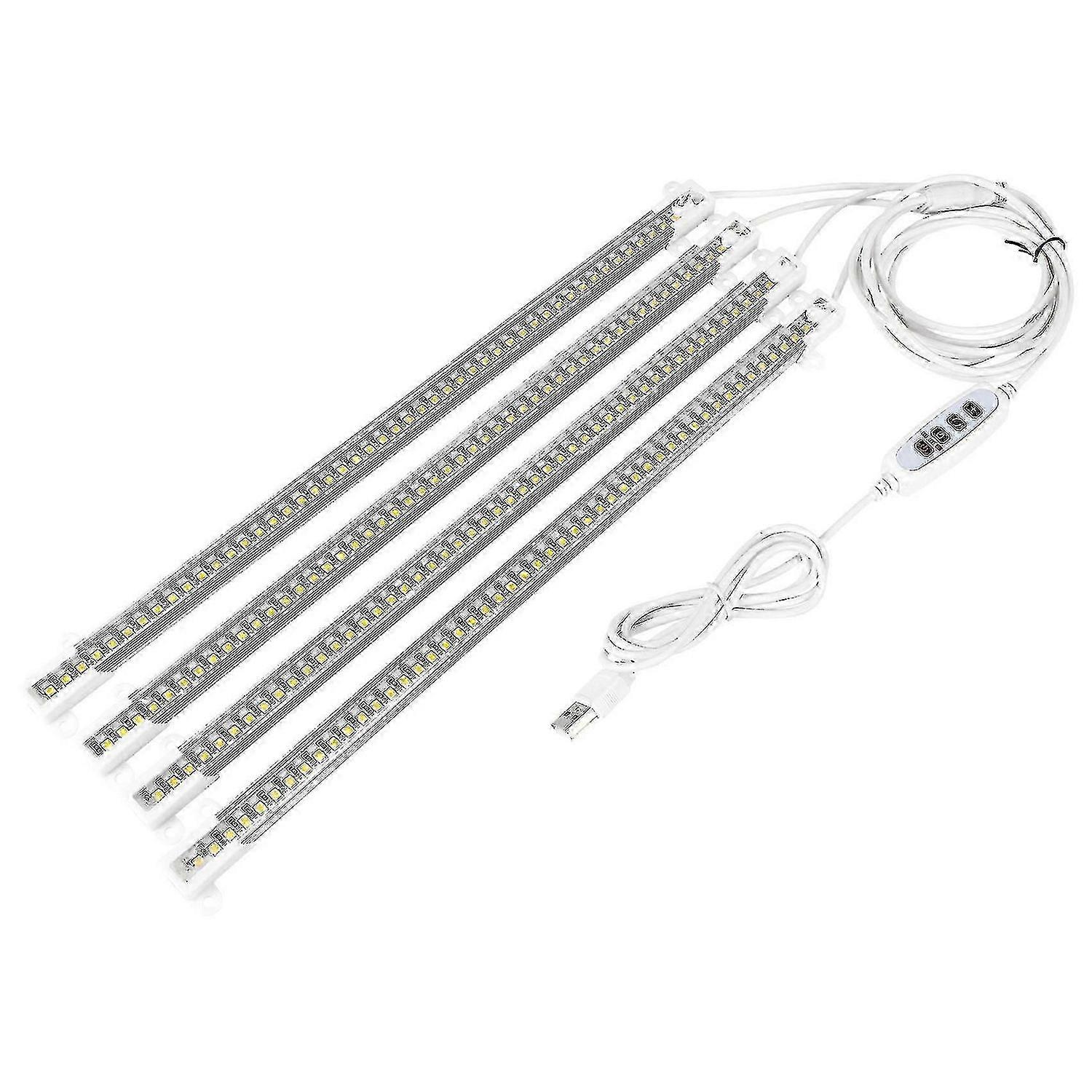 LED Plant Grow Light Strips, Full Spectrum Grow Lights for Indoor Plants with Auto On/Off 3/9/12H T