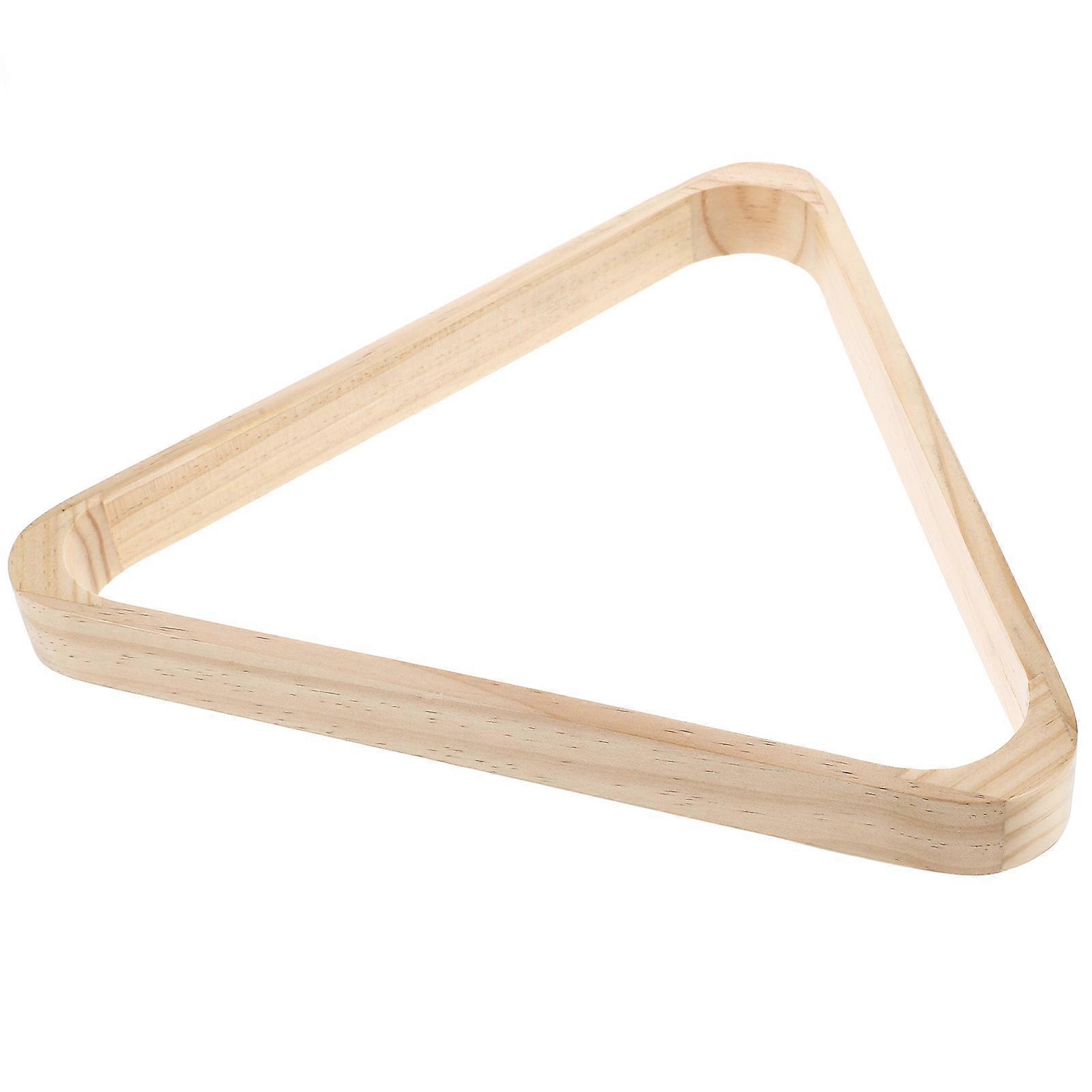 Accessoire de table de billard : triangle en bois à 9 branches pour usage domestique