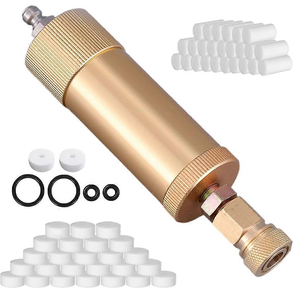 High Pressure PCP Air Filter Oil-Water Separator, 40MPa/5800Psi Inline Moisture Separator for Air Compressor Pump B