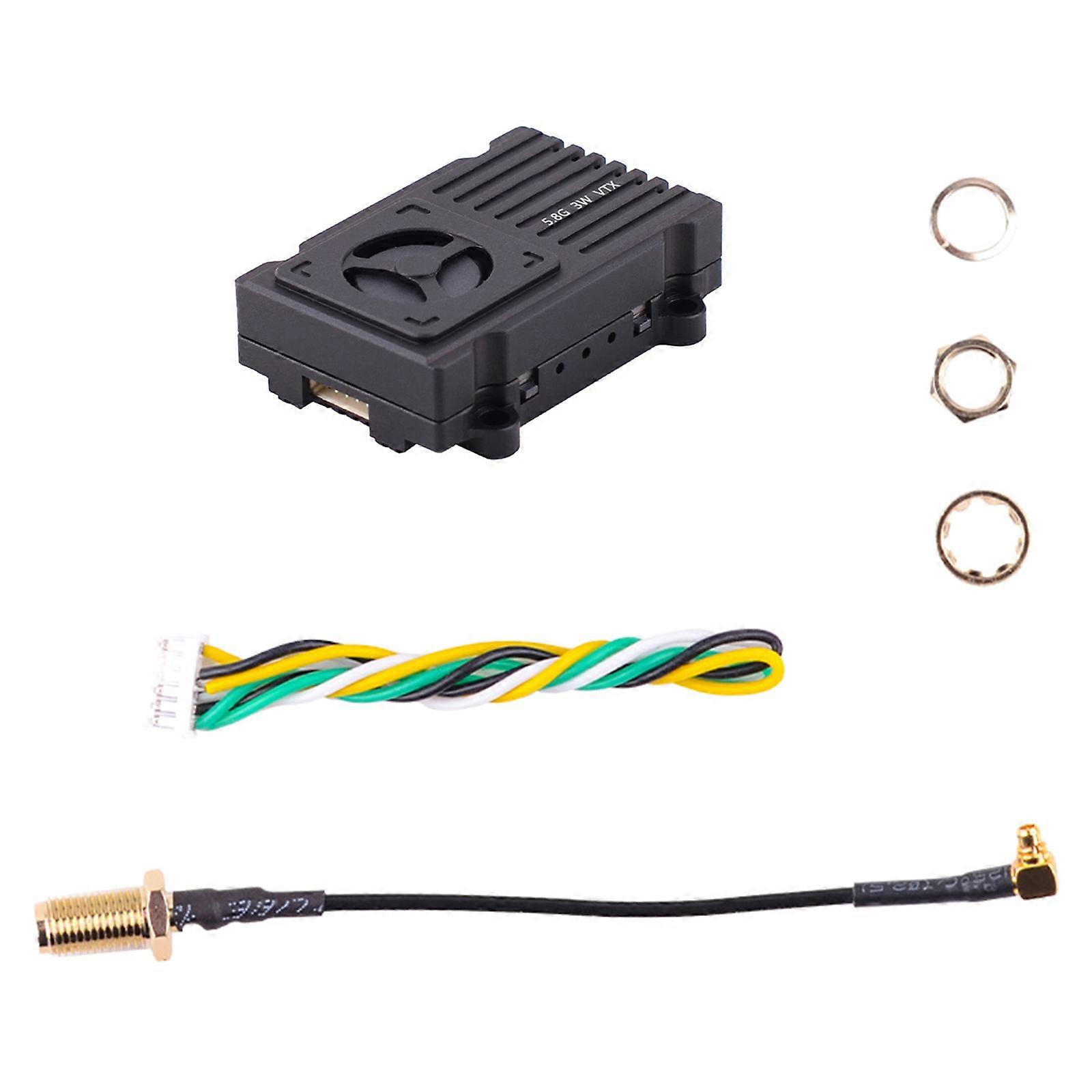 5.8G 3W Video Transmission Module with 48Channel for UAVs and Racing Aircrafts Enhances Signal Stability Multicolor