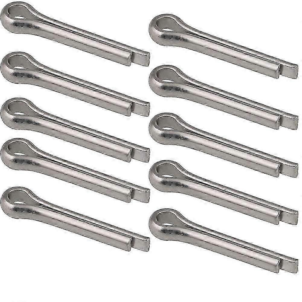 10 قطع 304 الفولاذ المقاوم للصدأ كوتر دبابيس Gb91 دبابيس تقسيم دبابيس الشعر M4x60