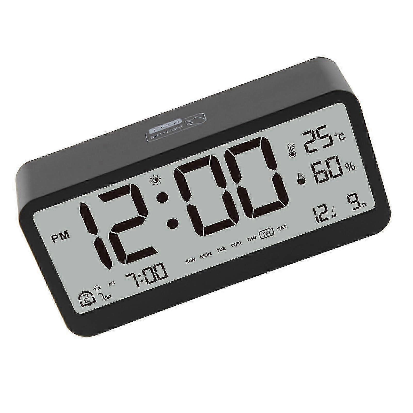 f Quiet Operations Desk Digital Clock With Light Sensing Technology For Home Or Office Ref: 7886