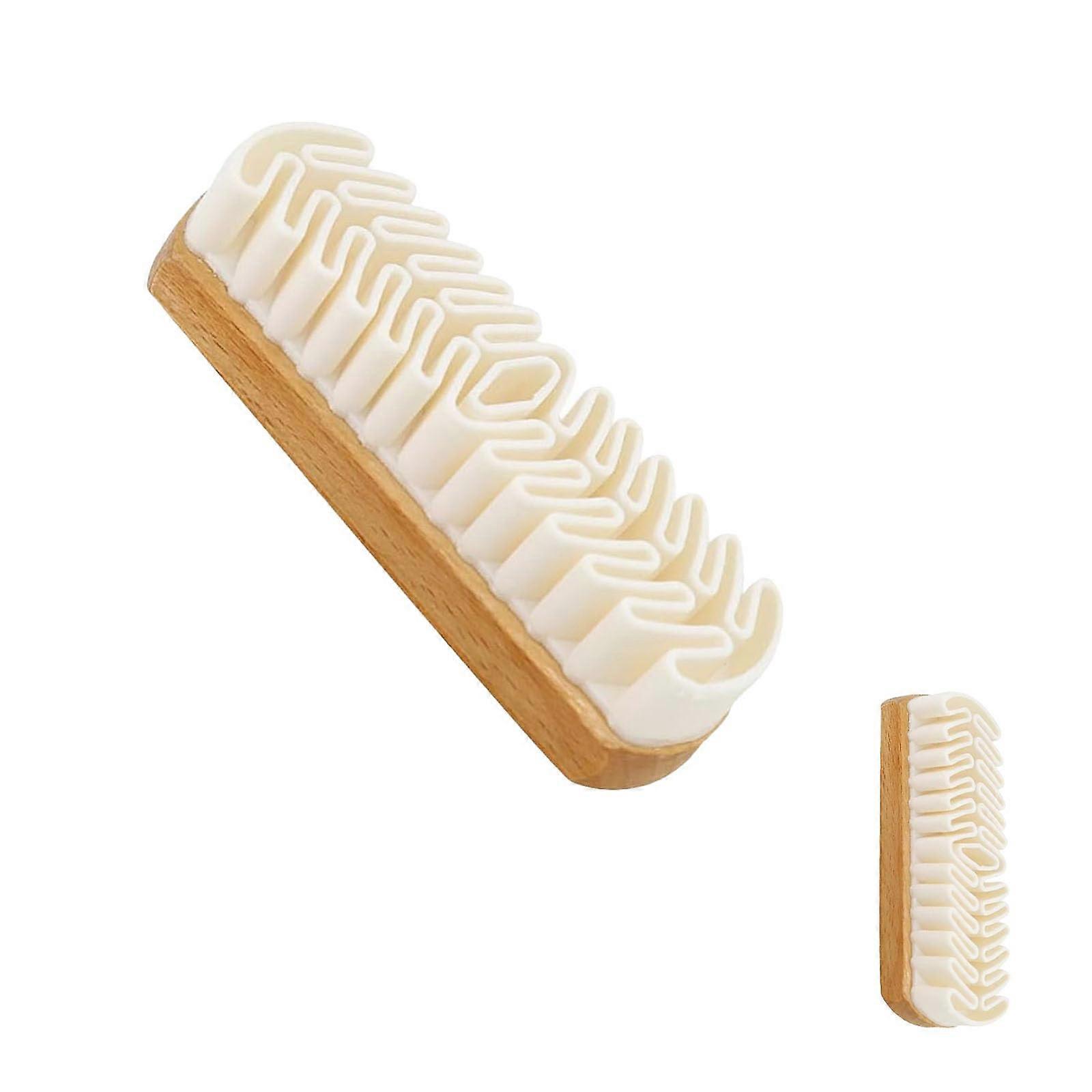 Suede Shoe Brush with Rubber Eraser for Cleaning and Restoring Nubuck and Suede Footwear 2025