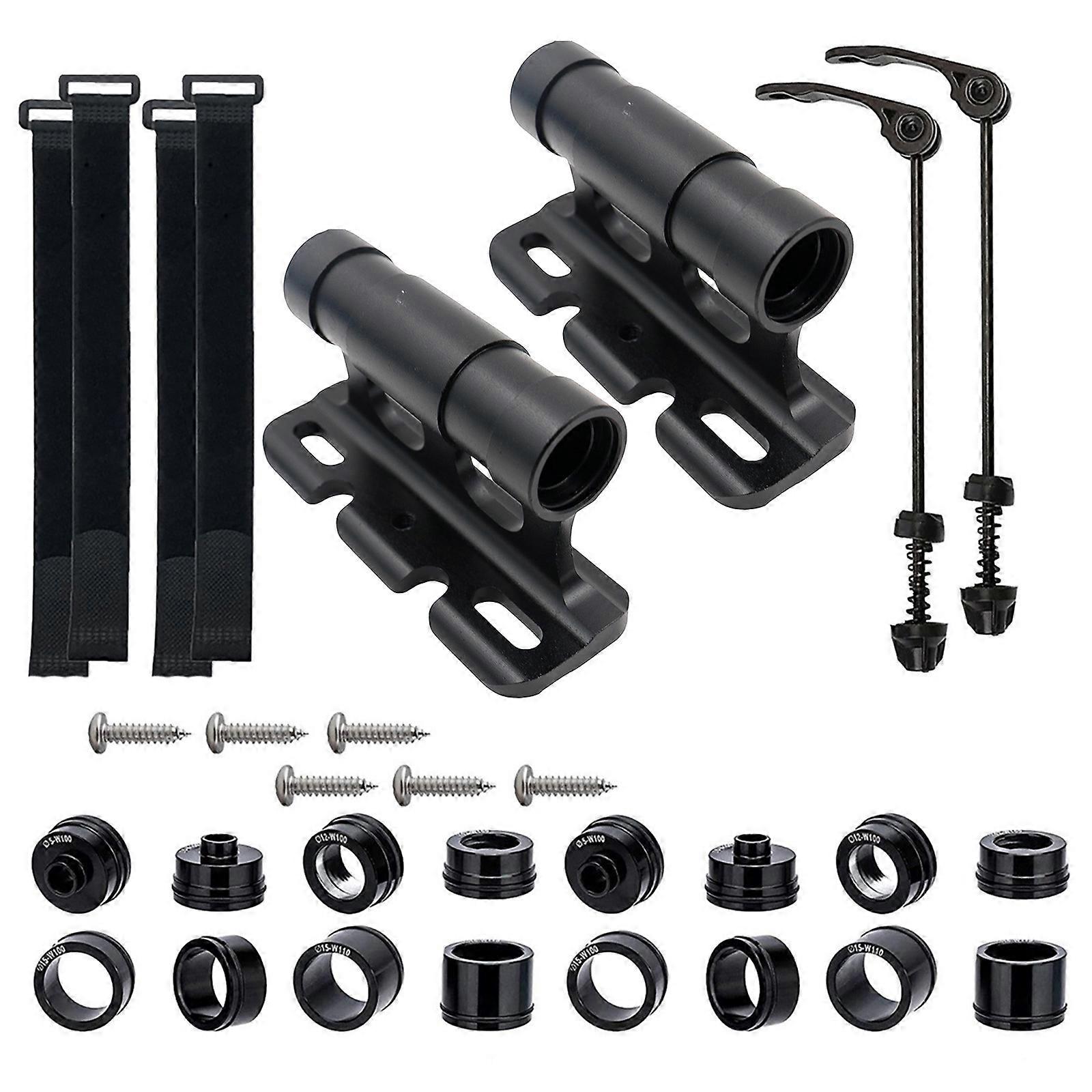 Bicycles Front Fork Mount Thru Axles Carriers Bike Fork Rack Block Bicycles Fixed Front Fork Bracket Mount Rack Enduring Multicolor