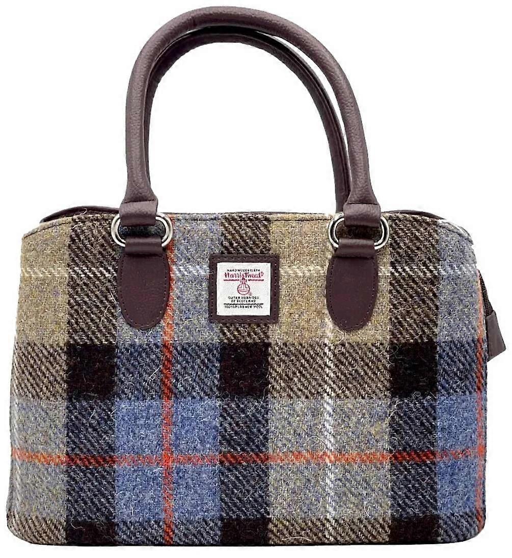 Maccessori Harris Tweed Top Handle Bag - Brown/Grey