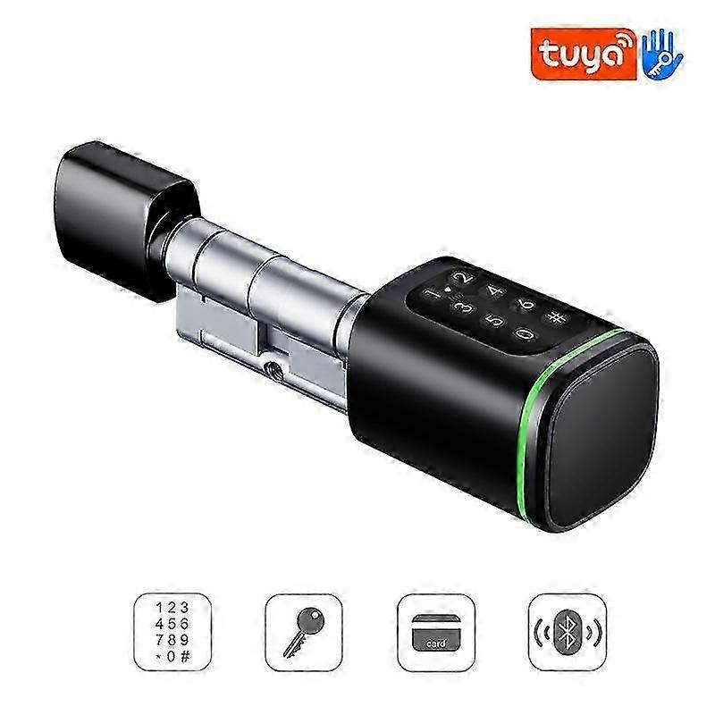 キーレスユーロプロファイルシリンダーTuya / TTロックAPPリモートコントロールスマートドアロック