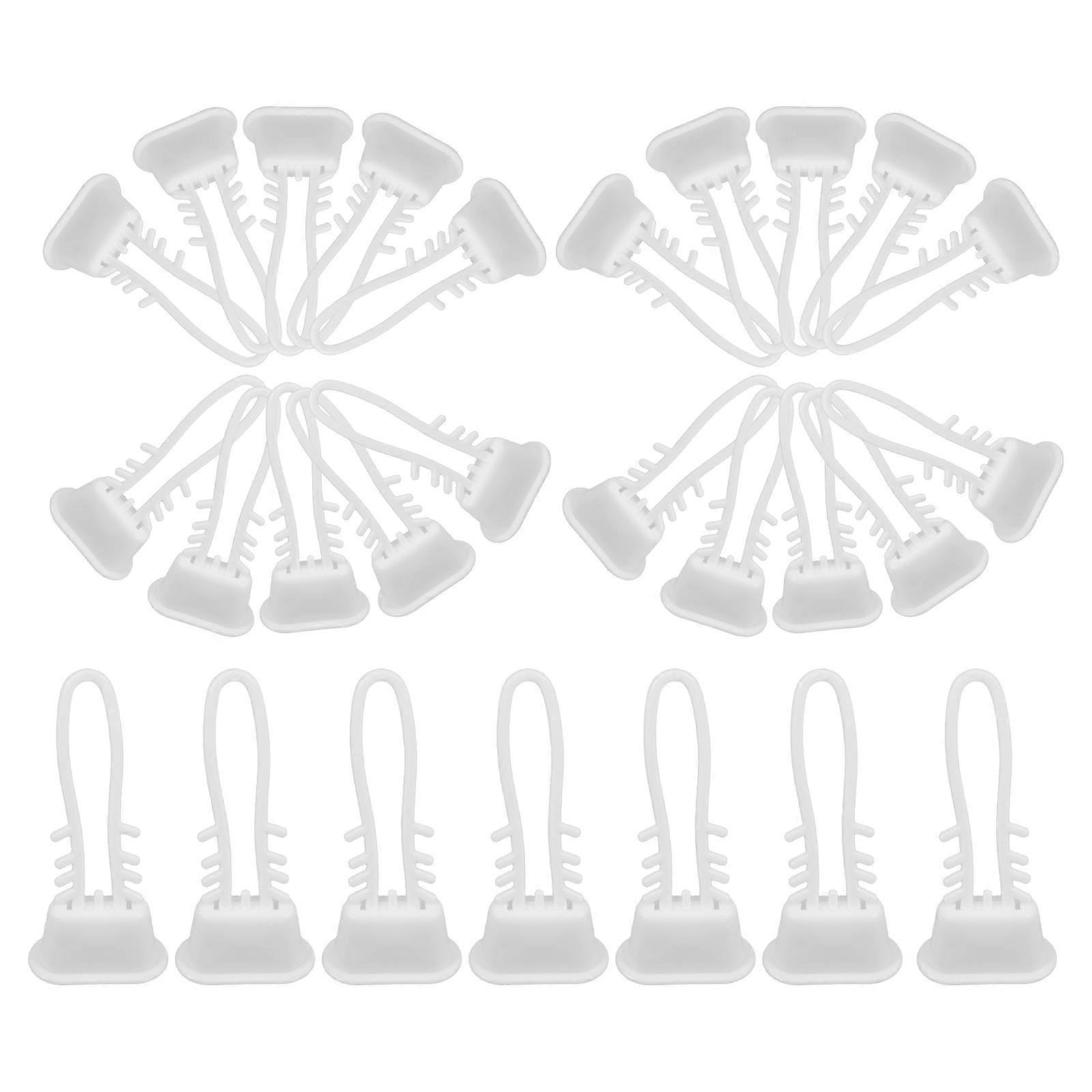 Mesh Bag Clasp Plastic Hooks for Storage and Organization 200Pcs