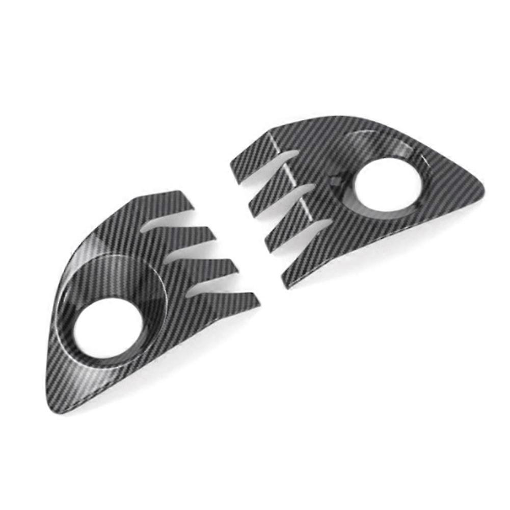 Under Front Bumper Fog Light Frame Lamp Shade Grill Bezel Cover for Toyota Corolla Cross XG10 Hybrid 2021-2025,A