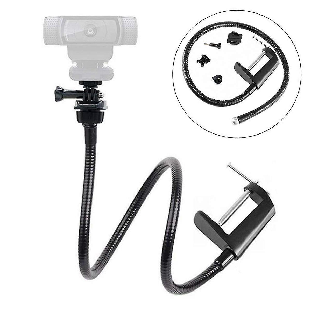 Webcam Stand Holder Camera Bracket Desk Flexible Arm Desk Mount for C930e,C930,C920, C922x,C922, 4K,