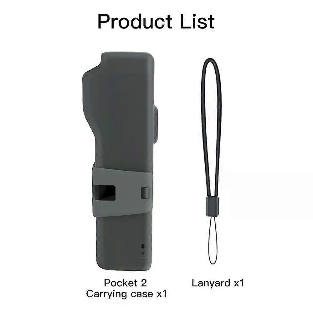 Gimbal Portable Case Storage Bag Hard Shell Protection Box with Strap for DJI OSMO Pocket 2 Camera Accessories