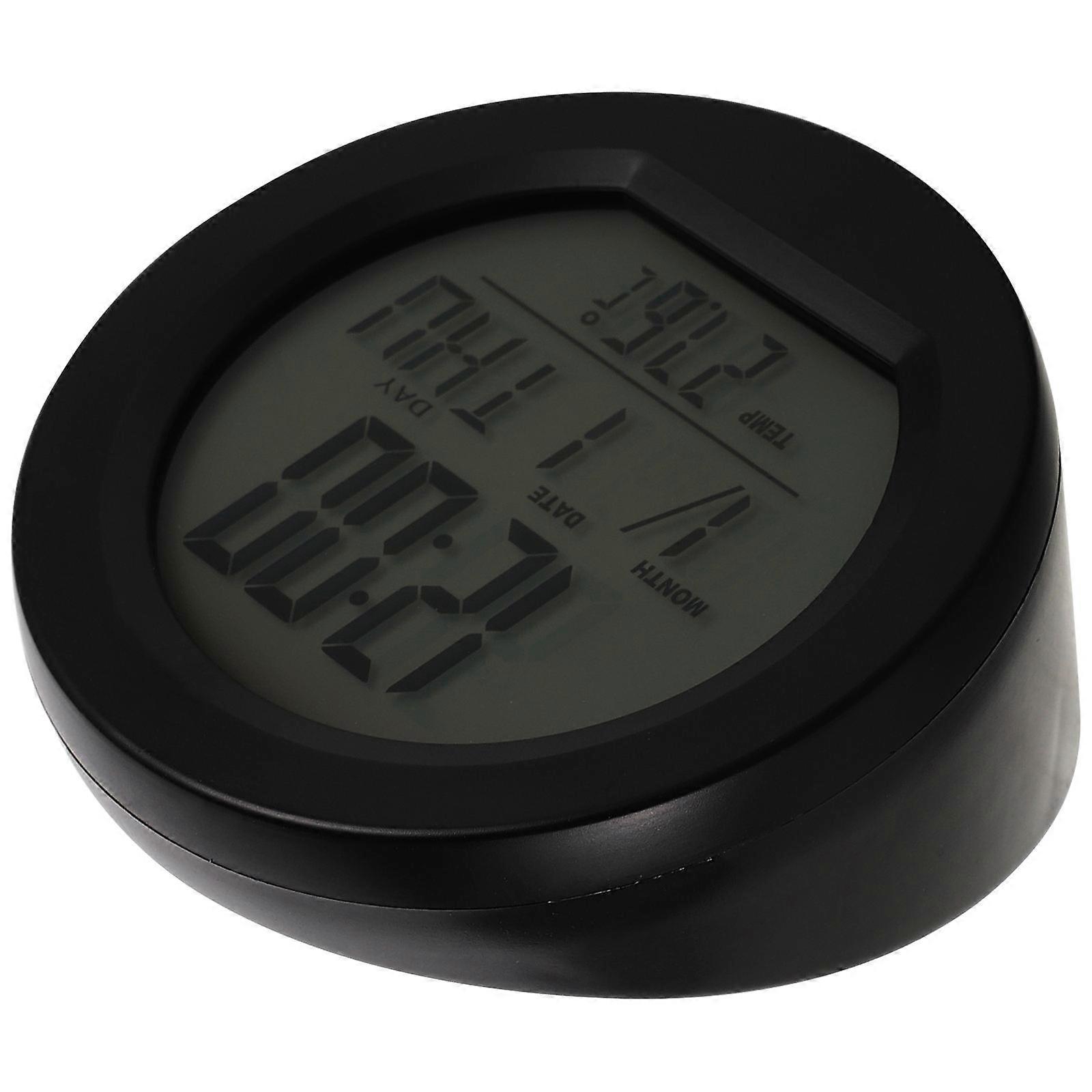 Car Clock Thermometer for Auto with Calendar Function