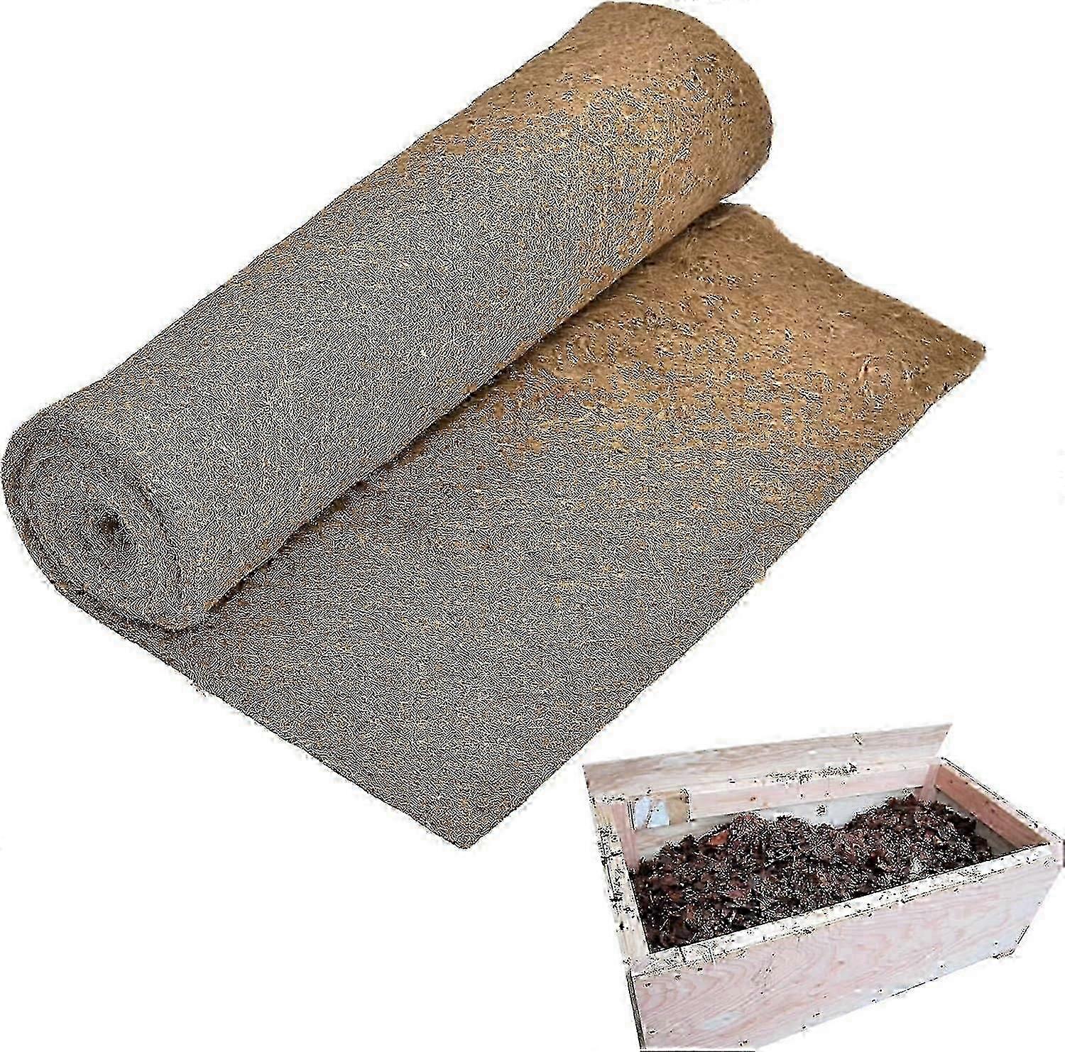 Subpod Winter Worm Compost Bin with Dark & Jute Fibre Mats for Efficient Composting