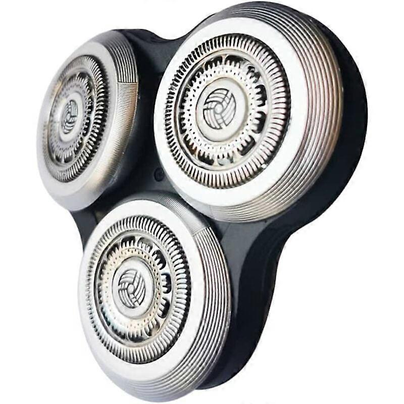 SH90 Replacement Rotary Heads for Philips Norelco Shavers Series 9000, New Version of Metal Wheel Buckle and Upgrade Double-Layer Precision Blades