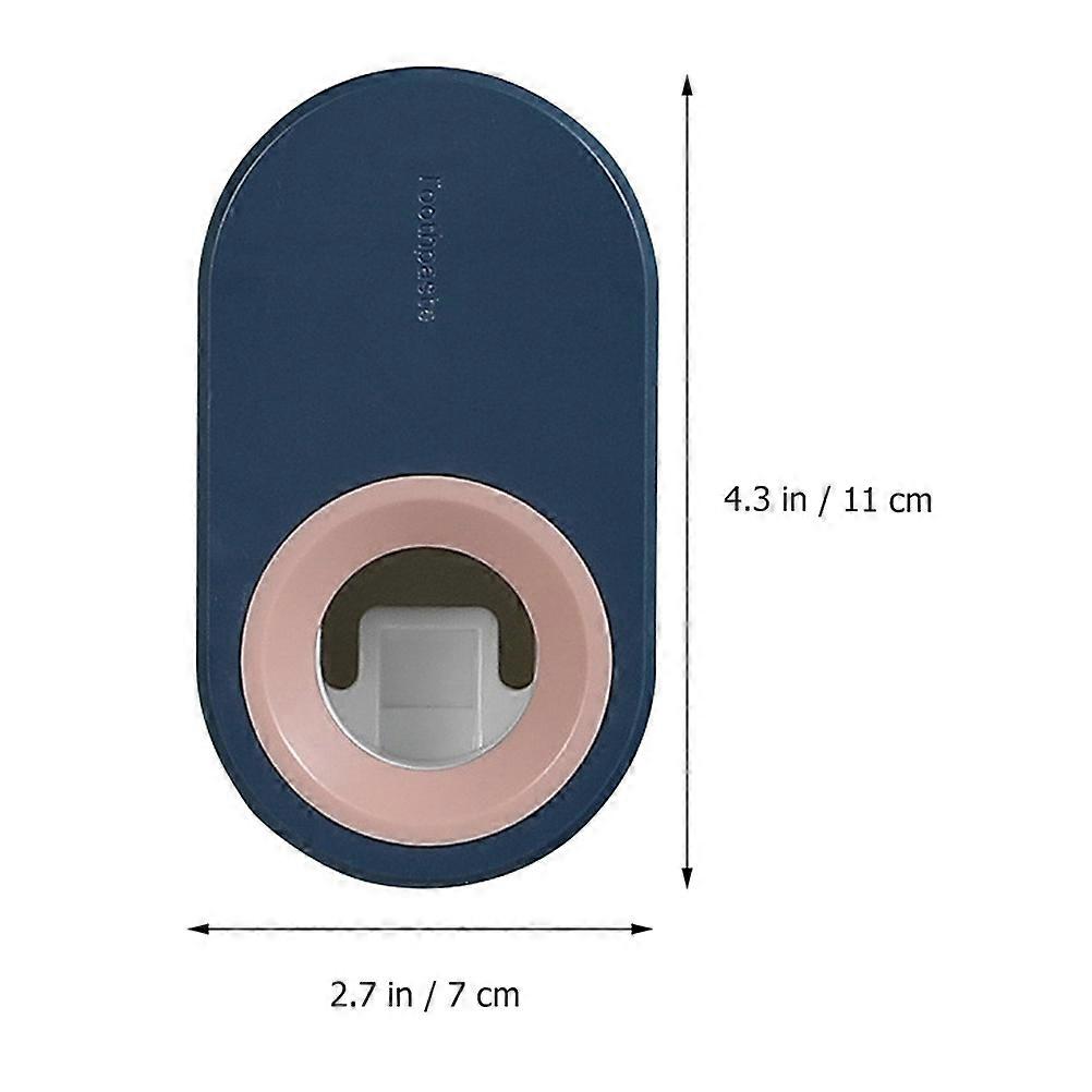 Wall Mounted Toothpaste Holder for 6Pcs Bathroom Storage Rack Squeeze