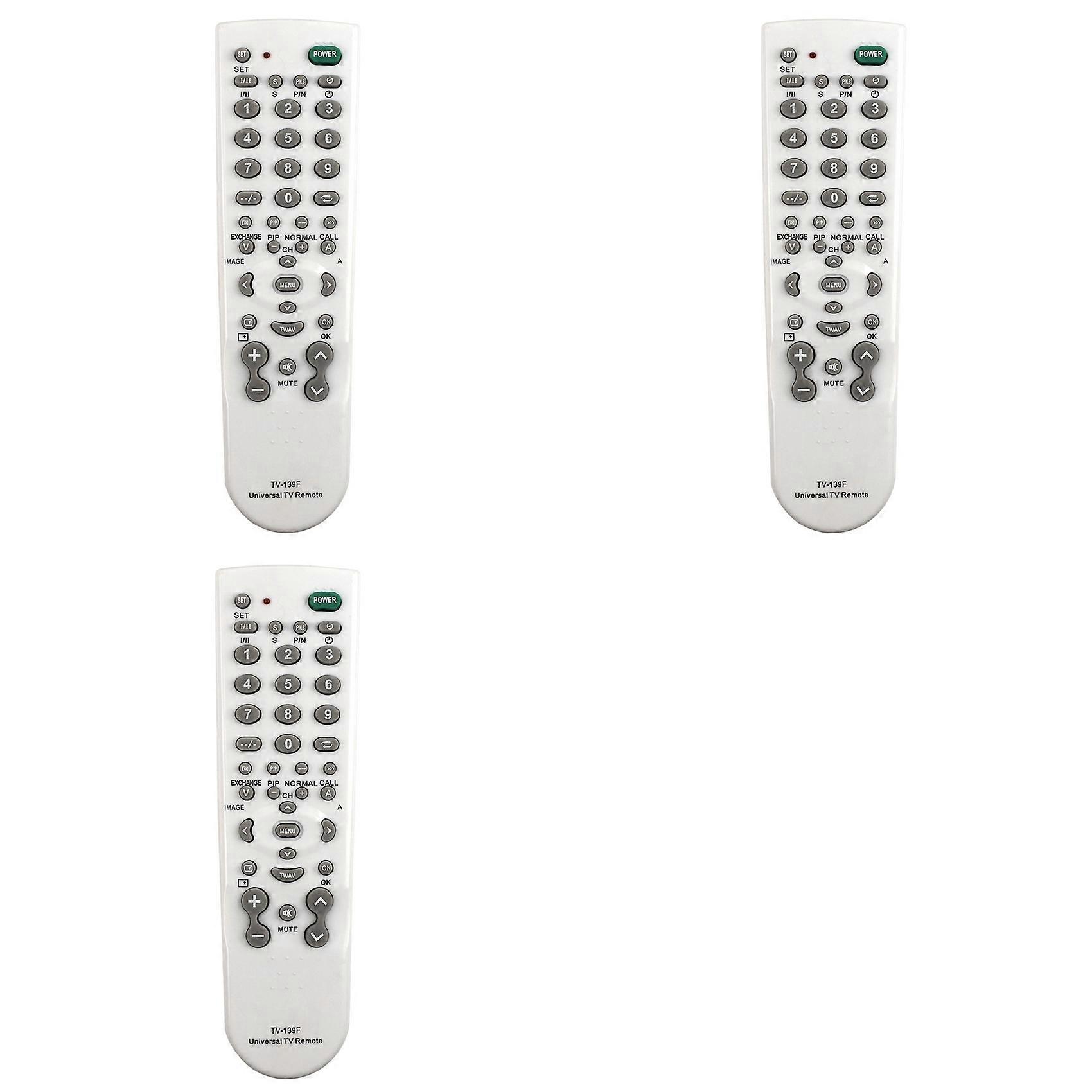 3X Universal TV Remote Control TV-139F Multi-Functional Remote Control Smart Remote Controller Remote Control